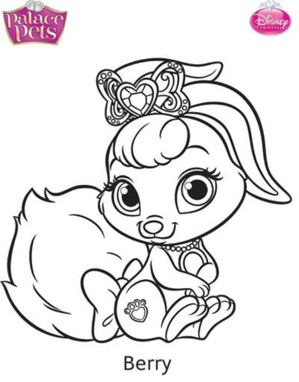 Kids-n-fun.com | 36 coloring pages of Princess Palace Pets
